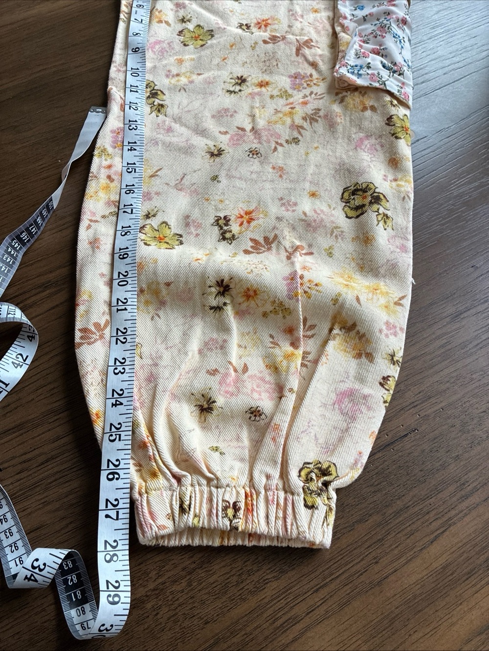 POL Cream Floral Patchwork Track Joggers - Picture 10 of 10